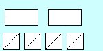 White-on-white rectangles & squares
