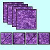 cut purple squares