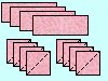 Cut background pieces